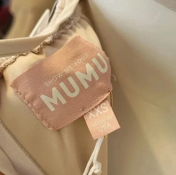 Show Me Your Mumu Godshaw Goddess Gown in Blush Dancing Queen Shine(XXS)NWT - Picture 11 of 12